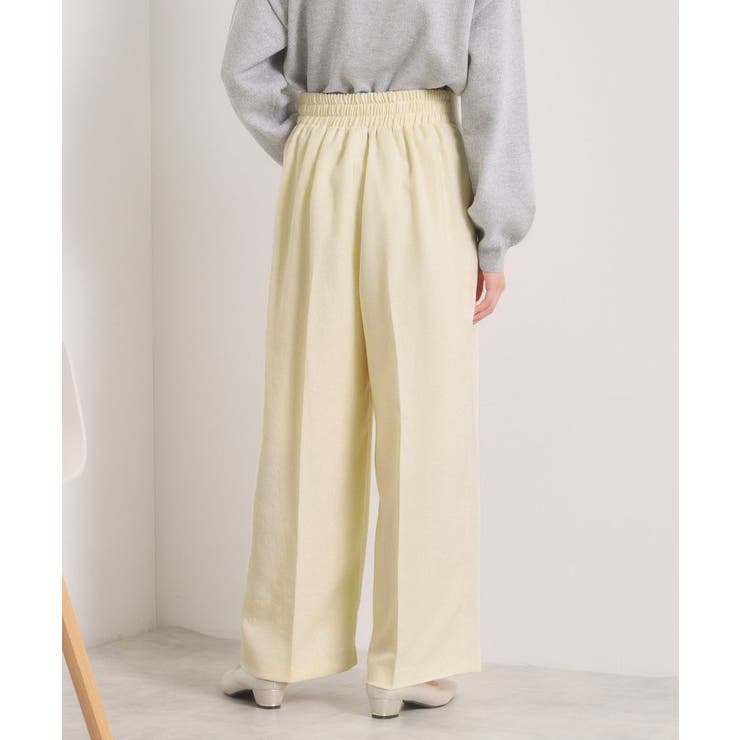 【手洗い可／ウエストゴム】ループベルトワイドパンツ | ITS'DEMO | 詳細画像15 