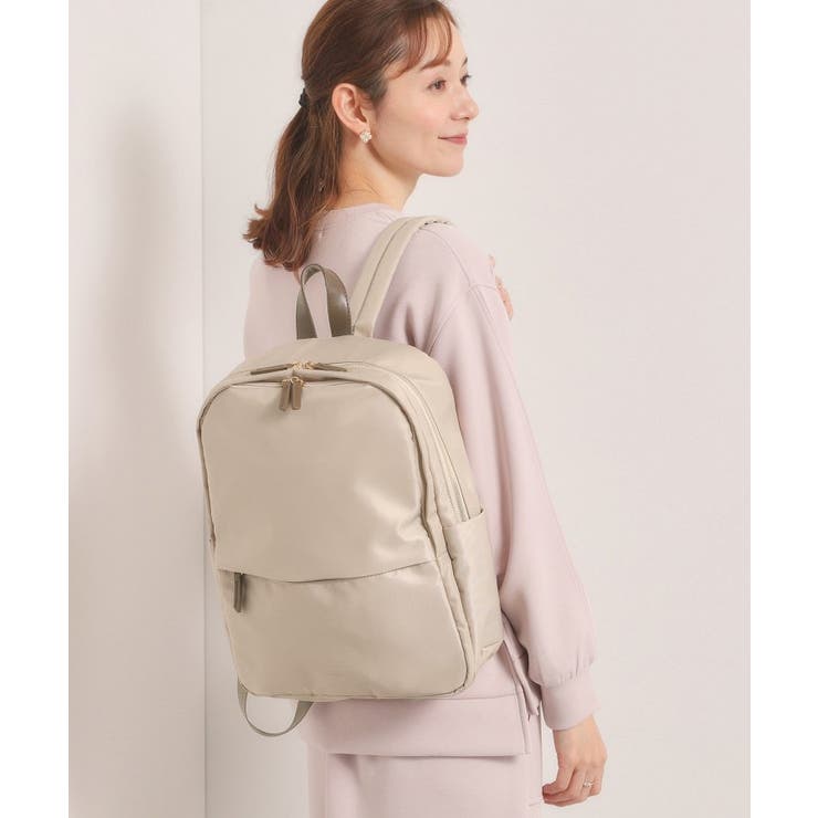 【収納アドバイザー監修】合皮コンビリュック | ITS'DEMO | 詳細画像5 