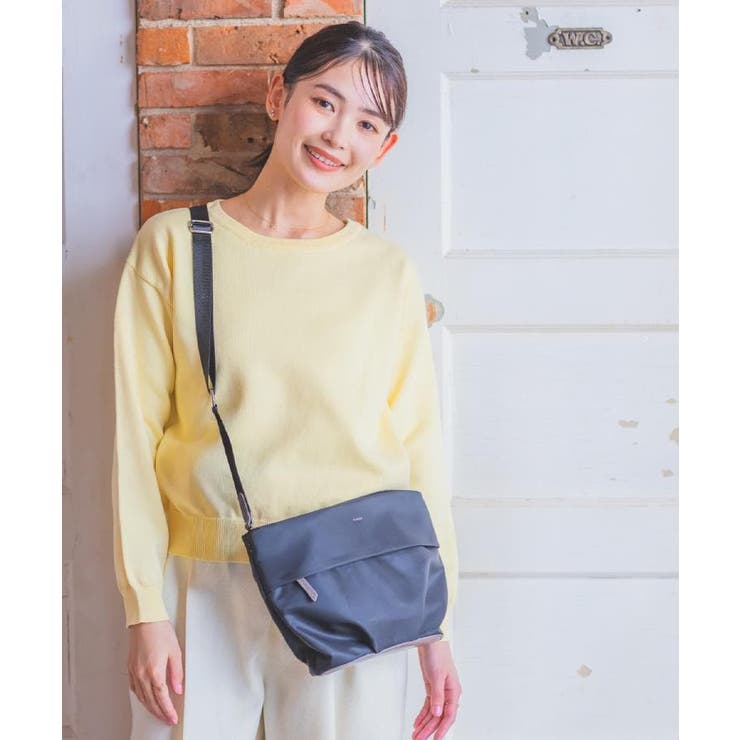 【収納アドバイザー監修】合皮コンビショルダー | ITS'DEMO | 詳細画像1 