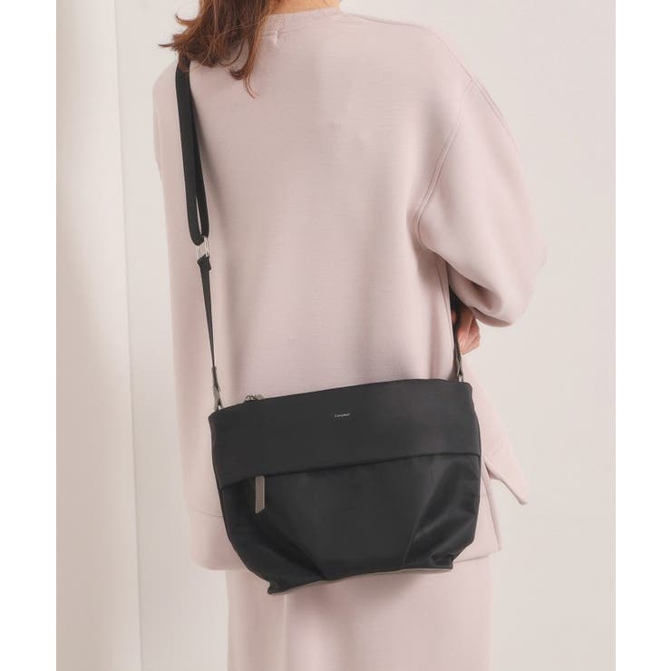 ブラック(019) | 【収納アドバイザー監修】合皮コンビショルダー | ITS'DEMO