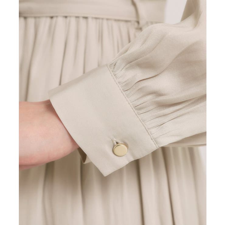 【入卒／手洗い可】サテンベルト付きワンピース | ITS'DEMO | 詳細画像20 