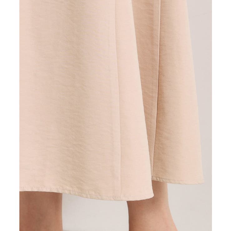 【手洗い可／セットアップ可】サテンピーチスカート | ITS'DEMO | 詳細画像21 