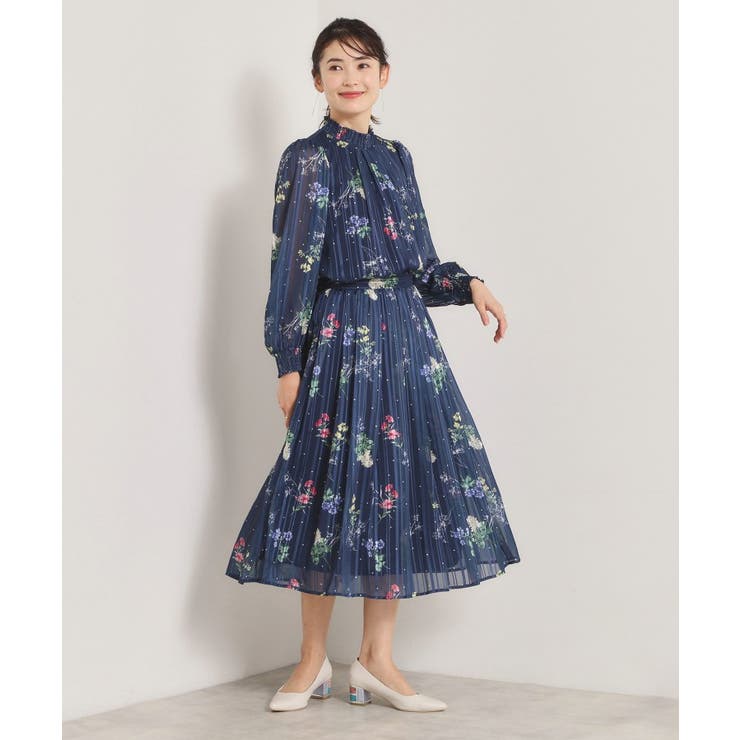 【手洗い可／セットアップ可】ラメストライプ花柄スカート | ITS'DEMO | 詳細画像11 