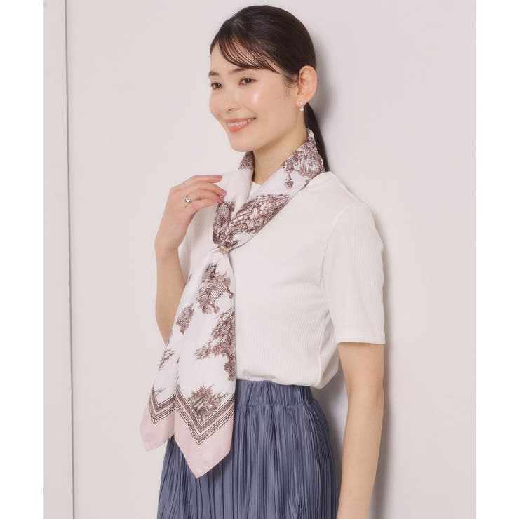 トワルドジュイ柄スカーフ | ITS'DEMO | 詳細画像3 