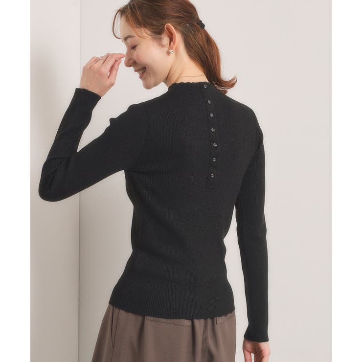 【手洗い可】ラメリブニット | ITS'DEMO | 詳細画像6 