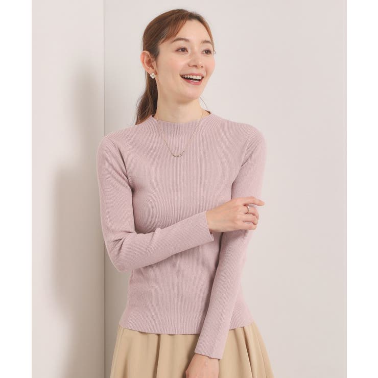 【手洗い可】ラメリブニット | ITS'DEMO | 詳細画像9 