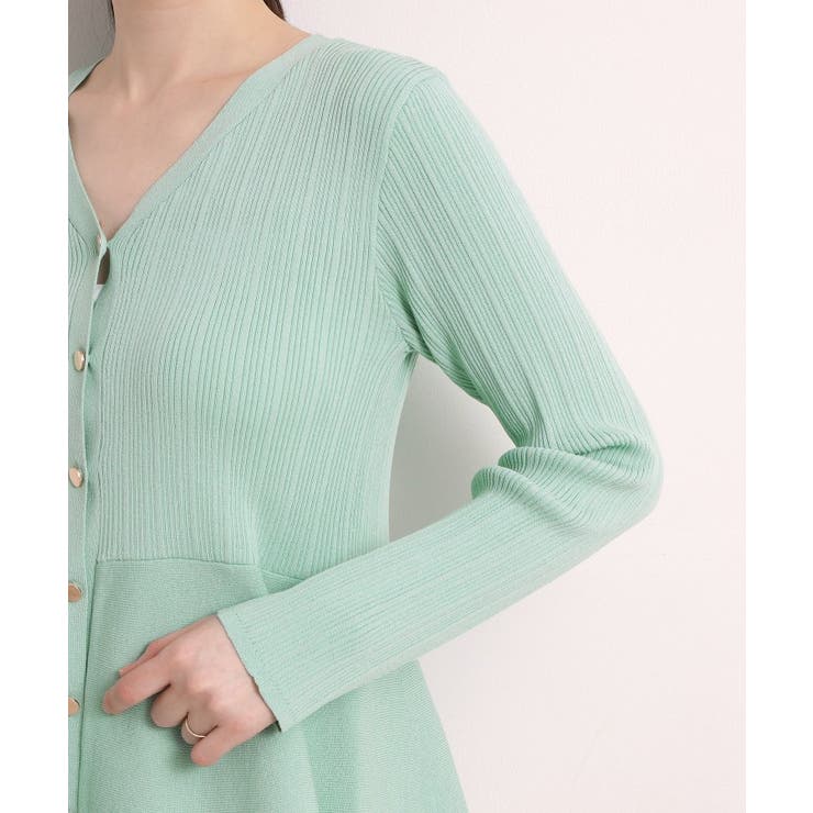 前開きペプラムニット | ITS'DEMO | 詳細画像17 