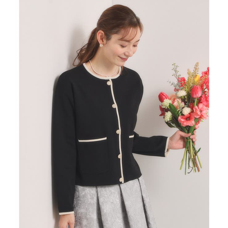 【入卒／手洗い可】配色ニットカーディガン | ITS'DEMO | 詳細画像5 