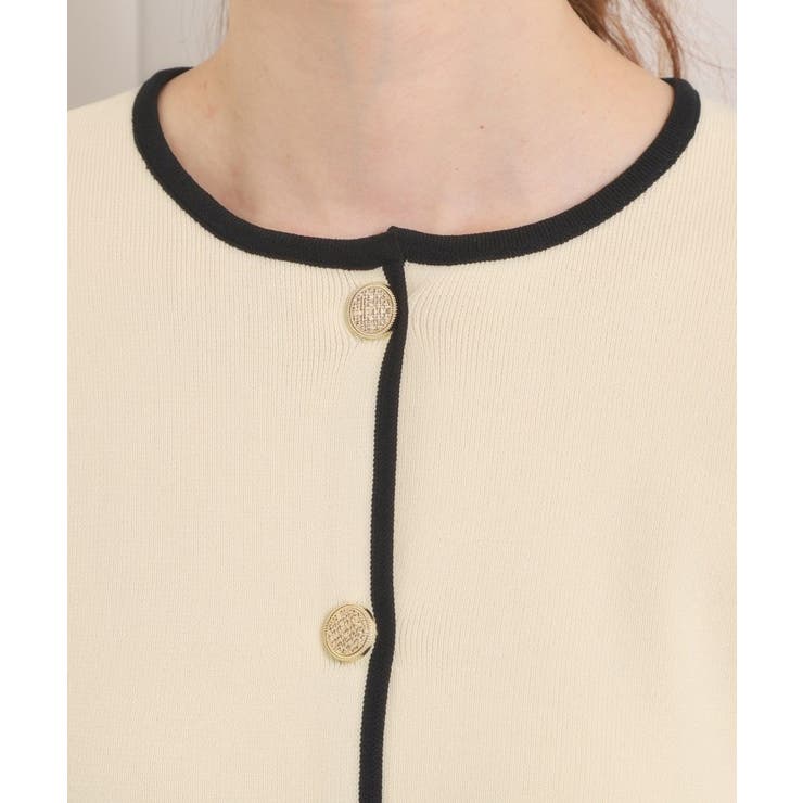 【入卒／手洗い可】配色ニットカーディガン | ITS'DEMO | 詳細画像16 