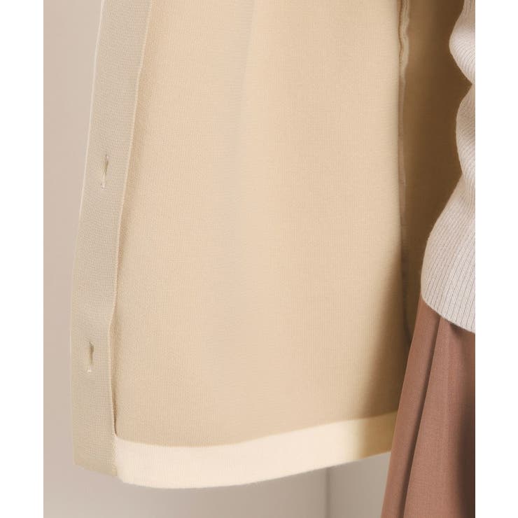 【手洗い可】Wフェイスニットコーディガン | ITS'DEMO | 詳細画像9 