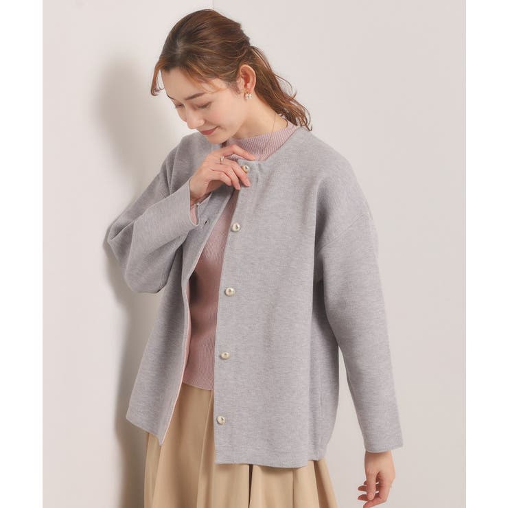 【手洗い可】Wフェイスニットコーディガン | ITS'DEMO | 詳細画像11 