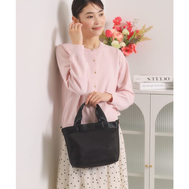 リボンモチーフ2WAYトート | ITS'DEMO | 詳細画像1 