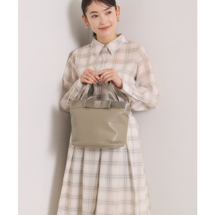 リボンモチーフ2WAYトート | ITS'DEMO | 詳細画像3 