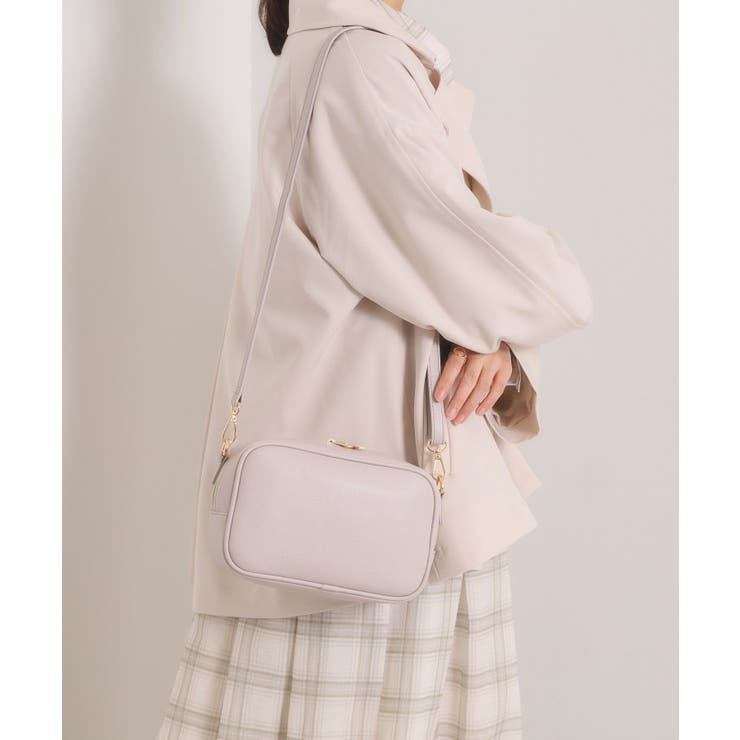 ライトグレー(011) | 【ベルト付け替え可】スクエアセットミニショルダー | ITS'DEMO