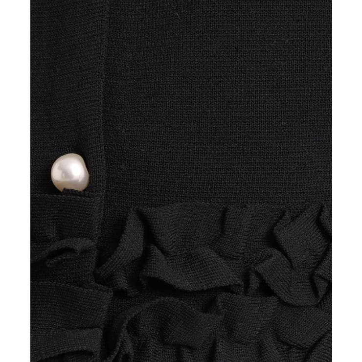 裾フリルニットカーディガン | ITS'DEMO | 詳細画像8 