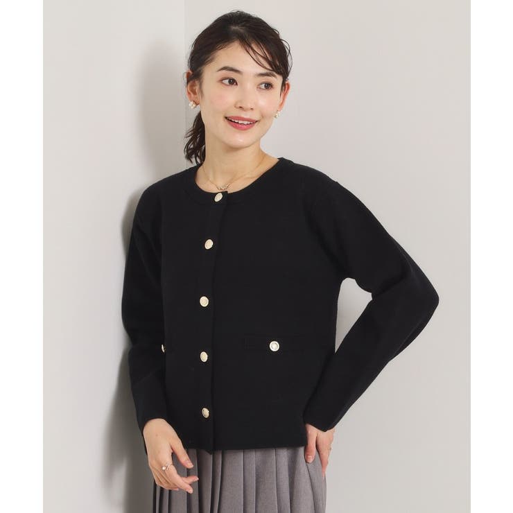 【花粉防止／手洗い可】ニットジャケット | ITS'DEMO | 詳細画像12 