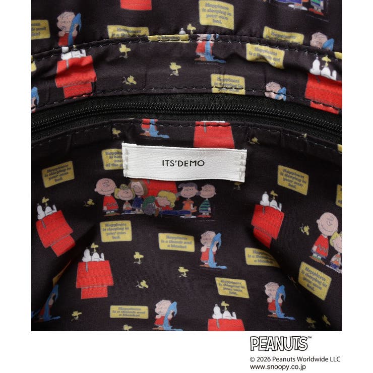 ＜PEANUTS＞裏地総柄2WAYトート | ITS'DEMO | 詳細画像24 