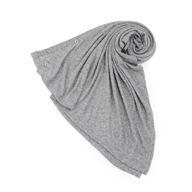 グレー(012) | 【手洗い可】メランジニット3WAYストール | ITS'DEMO
