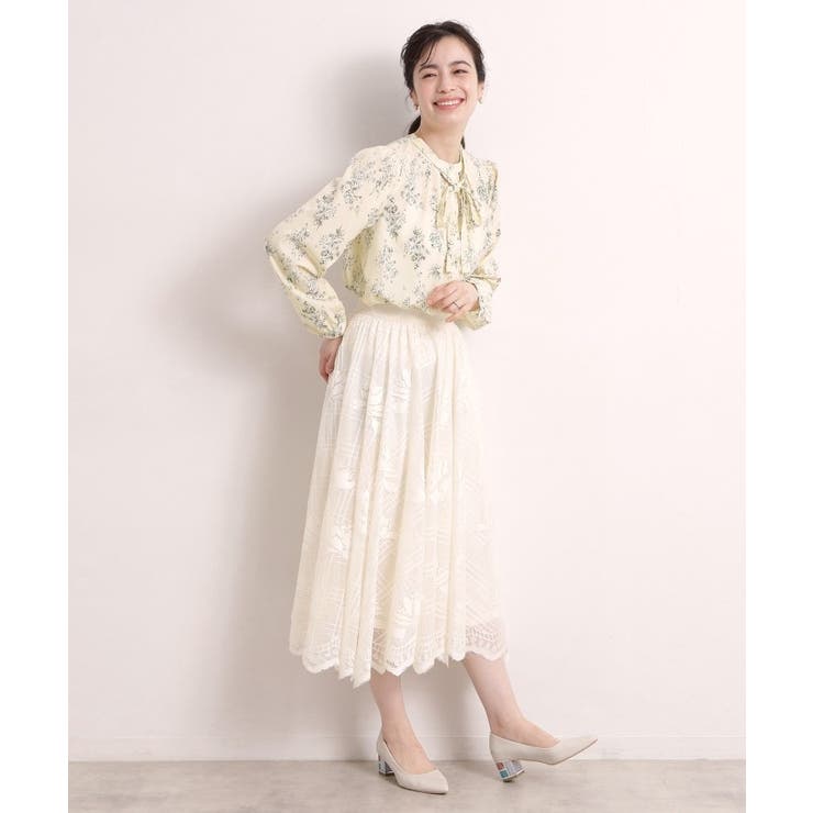 花柄ボウタイブラウス | ITS'DEMO | 詳細画像11 