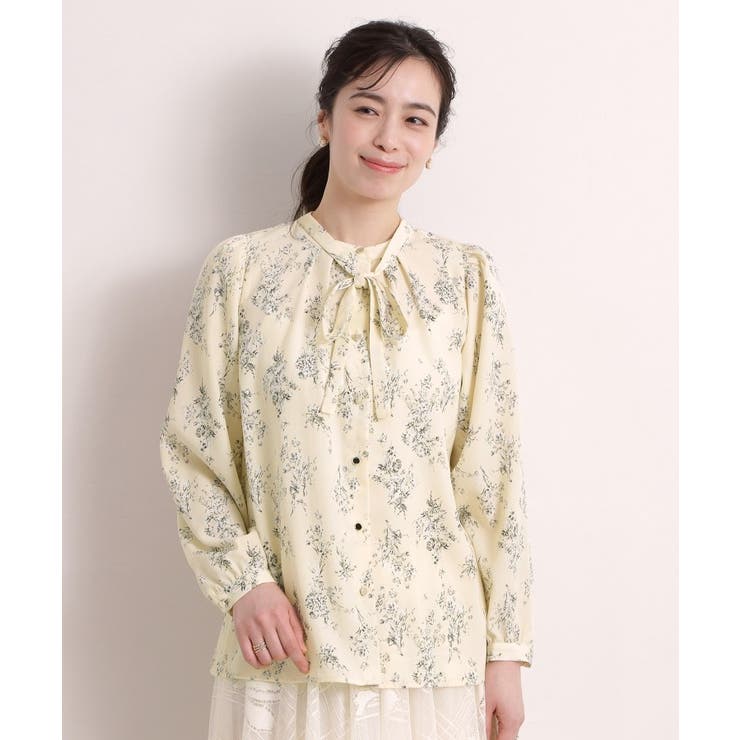 花柄ボウタイブラウス | ITS'DEMO | 詳細画像13 
