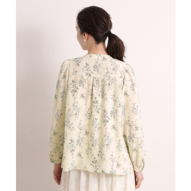 花柄ボウタイブラウス | ITS'DEMO | 詳細画像15 