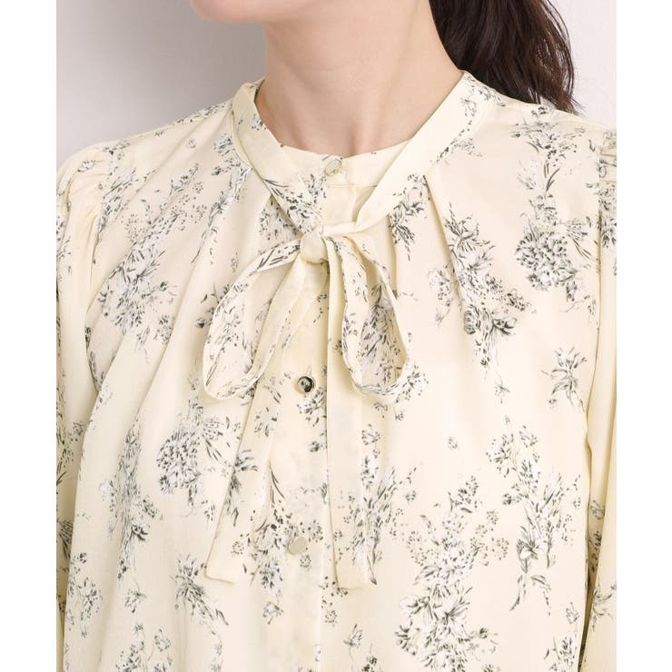 花柄ボウタイブラウス | ITS'DEMO | 詳細画像17 