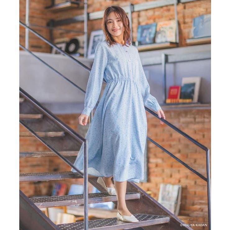 【ITS’DEMO × HIBIYA－KADAN】楊柳ワンピース | ITS'DEMO | 詳細画像8 