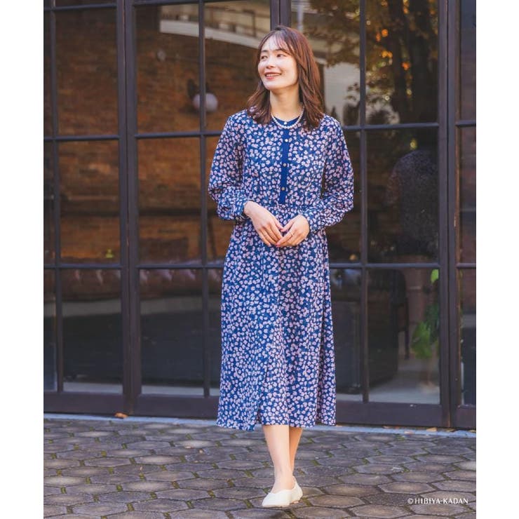 【ITS’DEMO × HIBIYA－KADAN】楊柳ワンピース | ITS'DEMO | 詳細画像6 