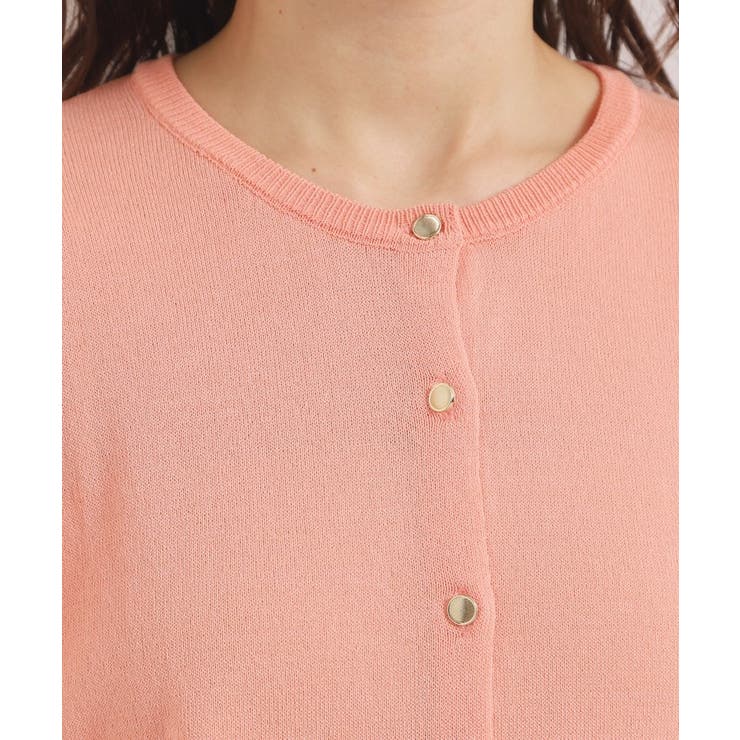 【UVカット／毛玉防止／手洗い可】クルーネックニットカーディガン | ITS'DEMO | 詳細画像31 