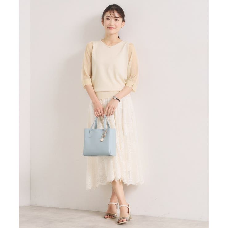 【手洗い可】袖シアーニット | ITS'DEMO | 詳細画像10 