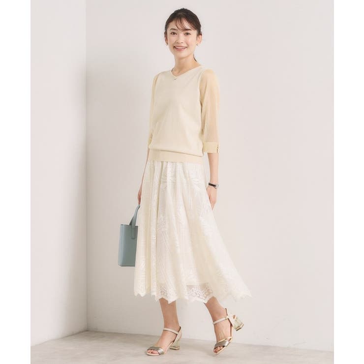 【手洗い可】袖シアーニット | ITS'DEMO | 詳細画像11 