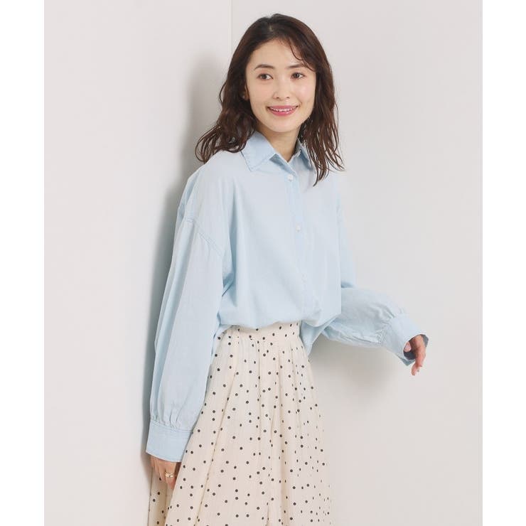 【洗濯機OK】シアーデニムシャツ | ITS'DEMO | 詳細画像2 