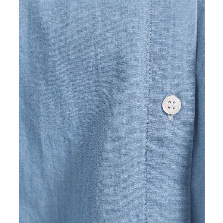 【洗濯機OK】シアーデニムシャツ | ITS'DEMO | 詳細画像8 
