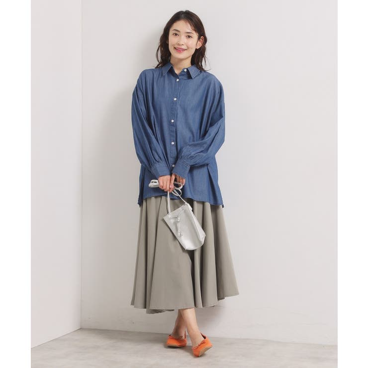 【洗濯機OK】シアーデニムシャツ | ITS'DEMO | 詳細画像10 