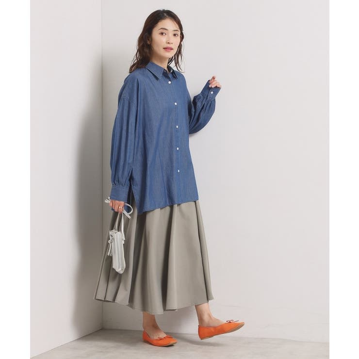 【洗濯機OK】シアーデニムシャツ | ITS'DEMO | 詳細画像11 