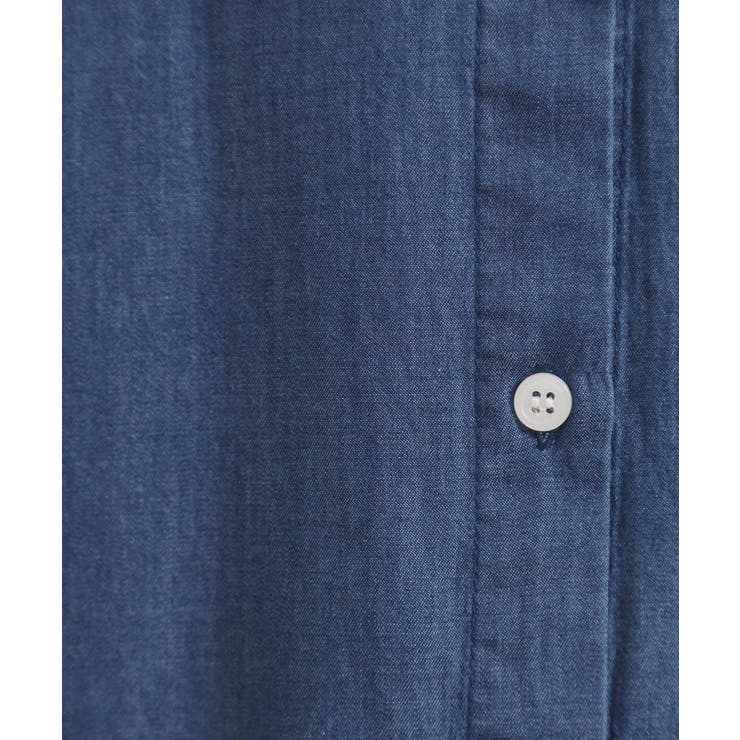 【洗濯機OK】シアーデニムシャツ | ITS'DEMO | 詳細画像12 