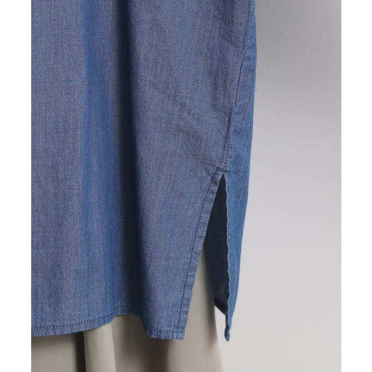 【洗濯機OK】シアーデニムシャツ | ITS'DEMO | 詳細画像19 
