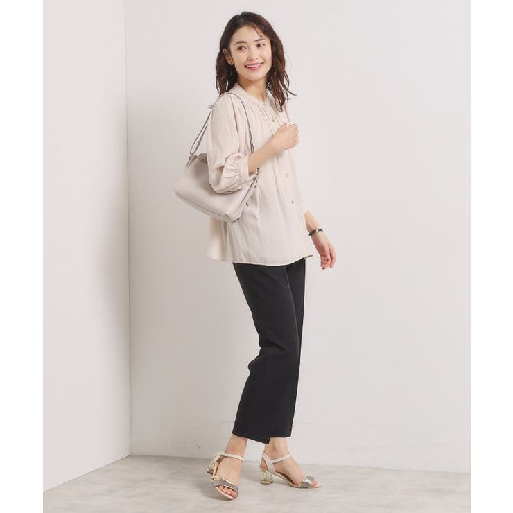 【手洗い可】サテン7分袖ブラウス | ITS'DEMO | 詳細画像6 