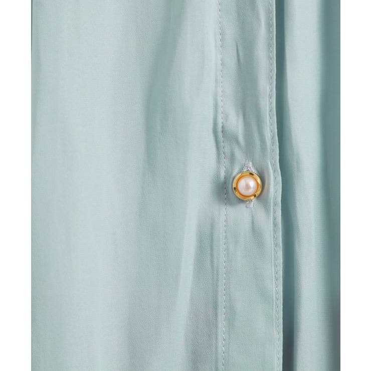 【手洗い可】サテン7分袖ブラウス | ITS'DEMO | 詳細画像11 