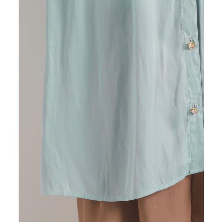 【手洗い可】サテン7分袖ブラウス | ITS'DEMO | 詳細画像26 