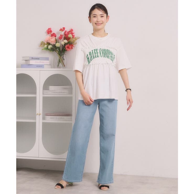 ＜Lee＞ SHIRRING TEE | ITS'DEMO | 詳細画像2 