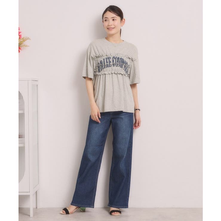＜Lee＞ SHIRRING TEE | ITS'DEMO | 詳細画像7 