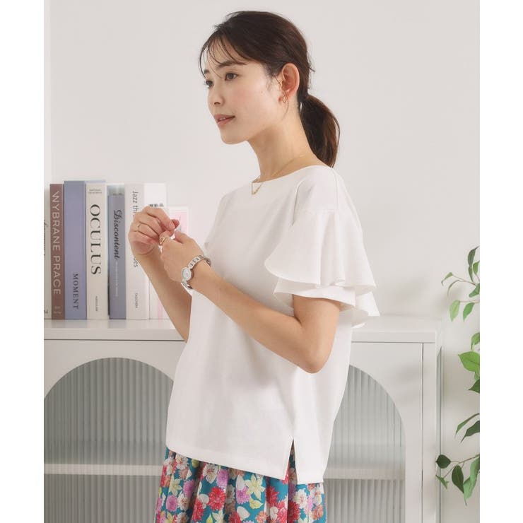 【冷感／遮熱】バックフリルTシャツ | ITS'DEMO | 詳細画像2 