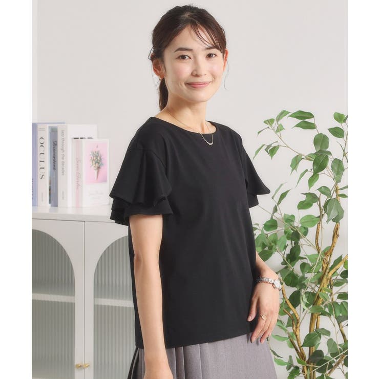 【冷感／遮熱】バックフリルTシャツ | ITS'DEMO | 詳細画像6 