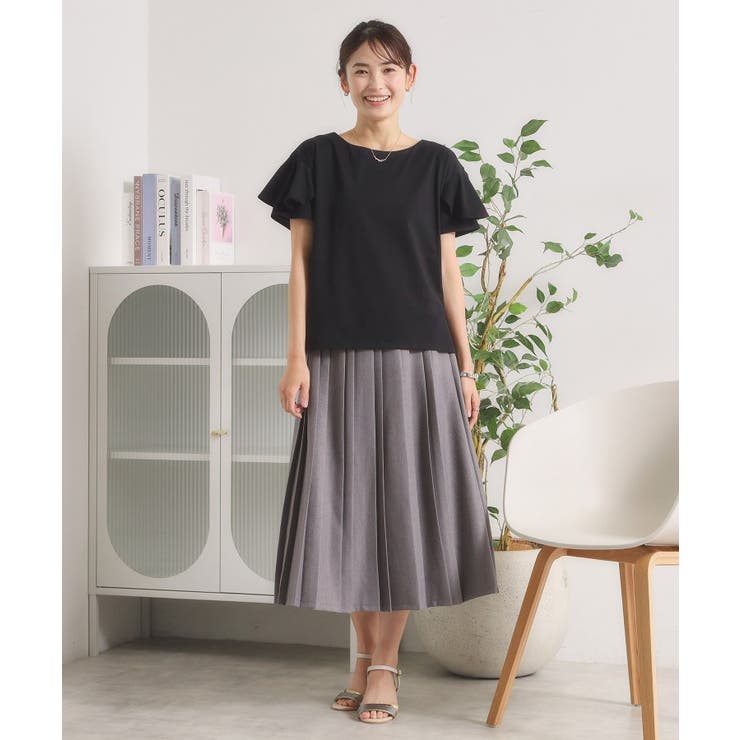 【冷感／遮熱】バックフリルTシャツ | ITS'DEMO | 詳細画像7 