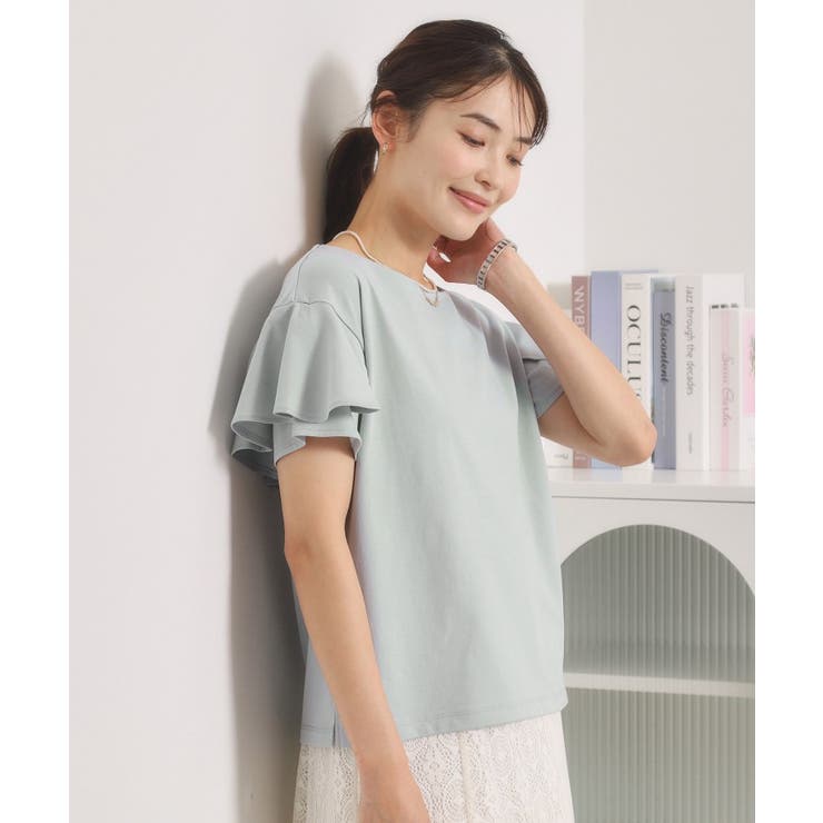 【冷感／遮熱】バックフリルTシャツ | ITS'DEMO | 詳細画像10 