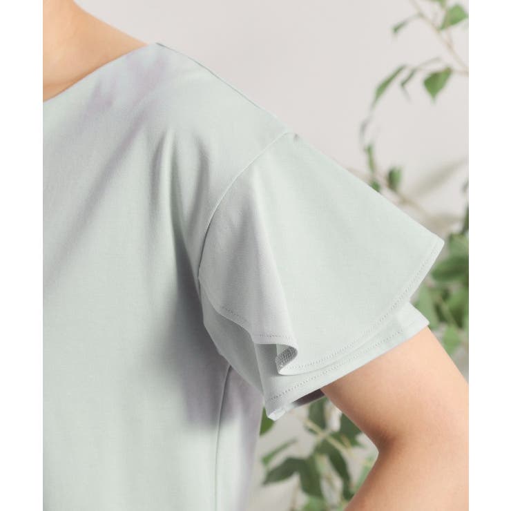 【冷感／遮熱】バックフリルTシャツ | ITS'DEMO | 詳細画像18 