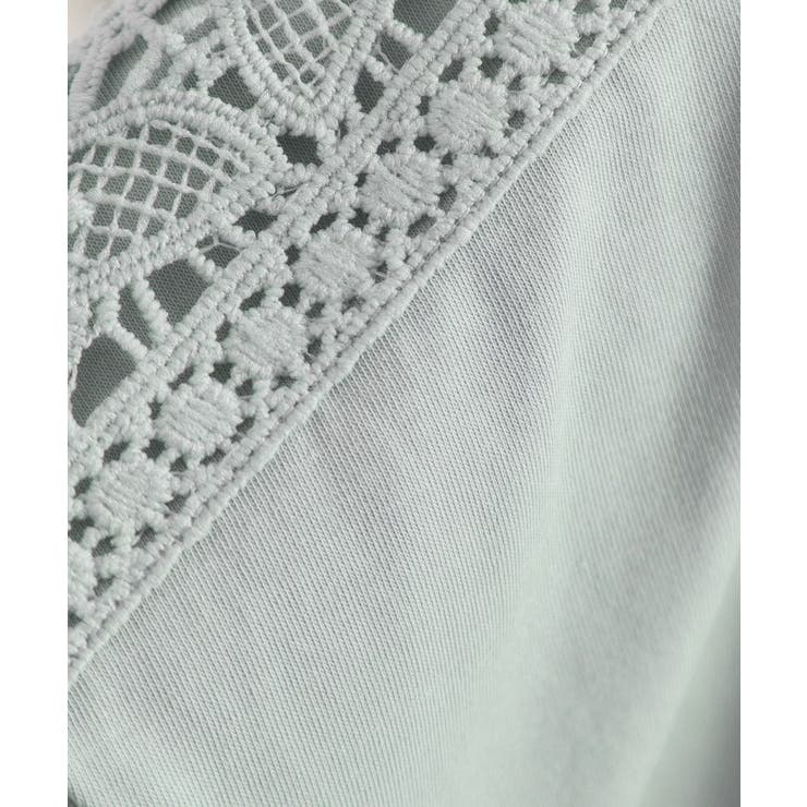 【冷感／遮熱】肩レースTシャツ | ITS'DEMO | 詳細画像8 