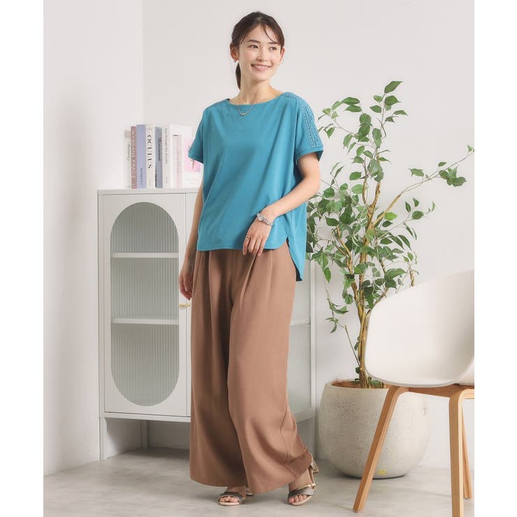 【冷感／遮熱】肩レースTシャツ | ITS'DEMO | 詳細画像11 