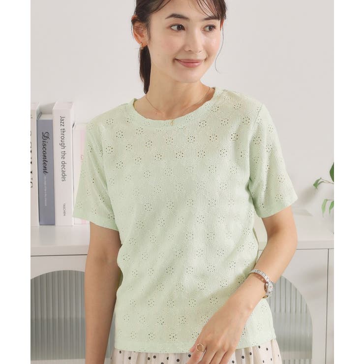 レースジャカードTシャツ | ITS'DEMO | 詳細画像10 